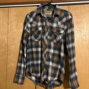 Wrangler retro flannel shirt